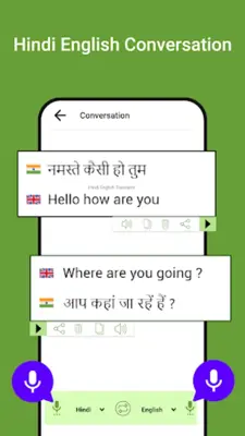 Speak Hindi English Translate android App screenshot 4